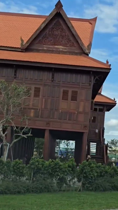 Khmer traditional house 🏠 #house #traditional #cambodia