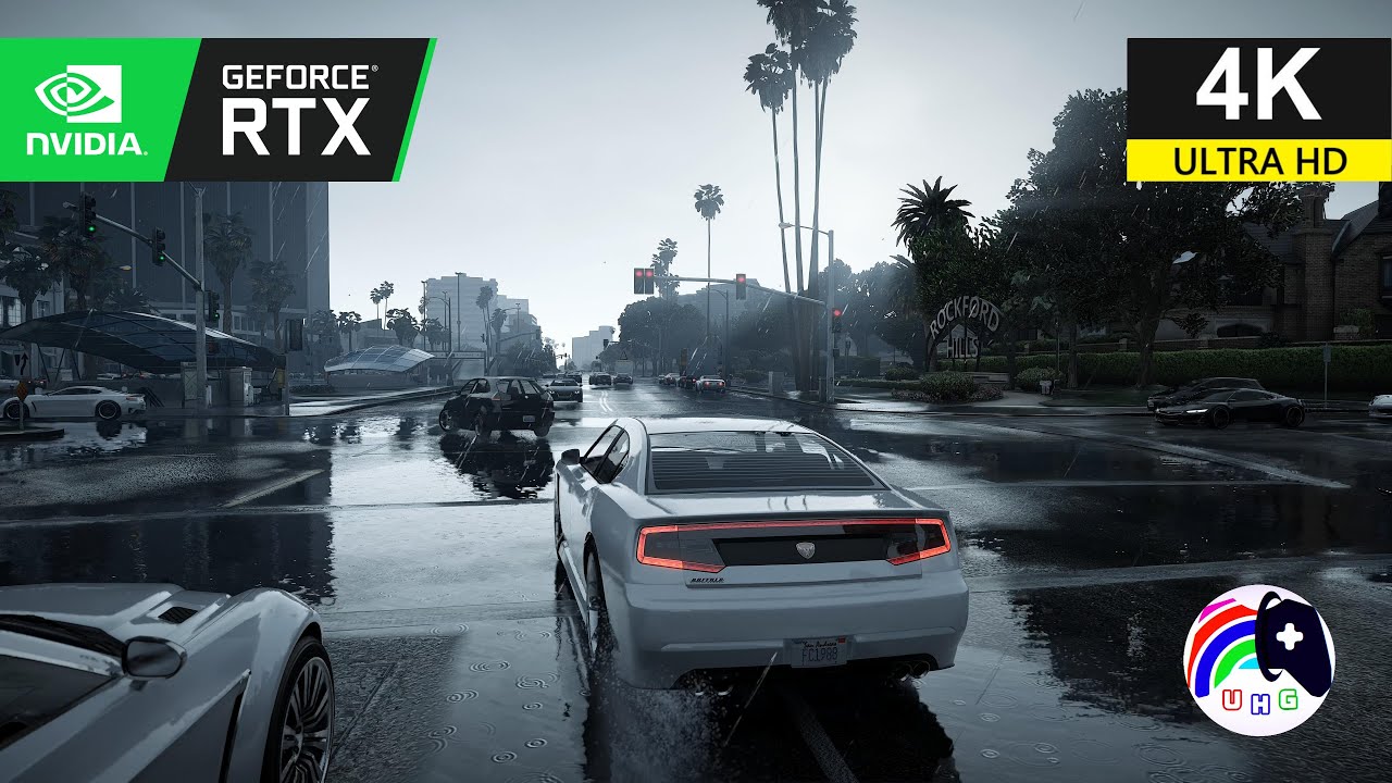4K Grand Theft Auto 5 Enhanced Ultra Realistic Ray Tracing Next-Gen ...