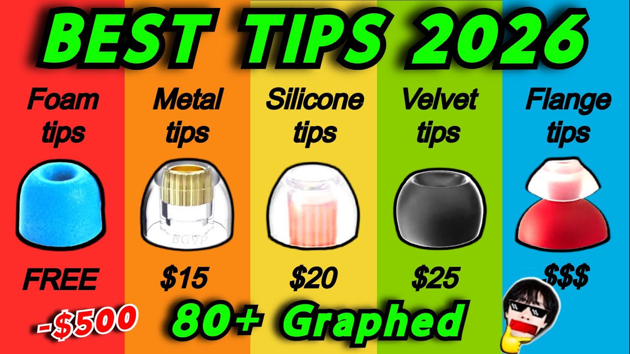 Item Tips THE ULTIMATE IEM TIP GUIDE & DATABASE 💎 (80+ Graphed &