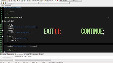 Урок_#15. C++. Оператор #continue, функция #exit ( ).