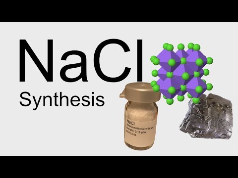 Cloruro di sodio (NaCl reazione di sintesi)