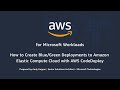 How to Create Blue/Green Deployments to Amazon Elastic Compute Cloud with AWS CodeDeploy
