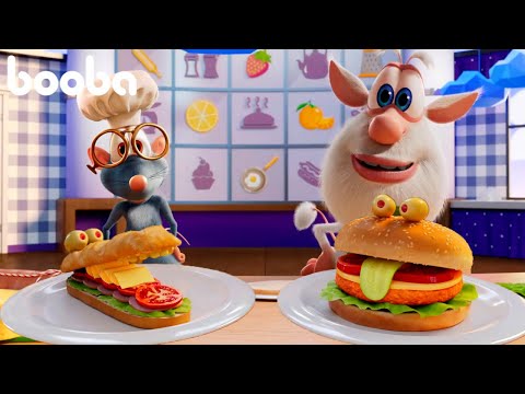 BOOBA: Food Puzzle |  Burger quái vật | Phim Hoạt Hình Vui Nhộn Cho Trẻ Em