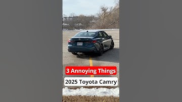 3 Annoying Things 2025 Toyota Camry Hybrid XSE AWD #automobile #autoreview #carreview