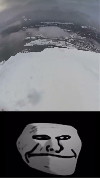 He didn’t see the cliff coming… #viral #trollface