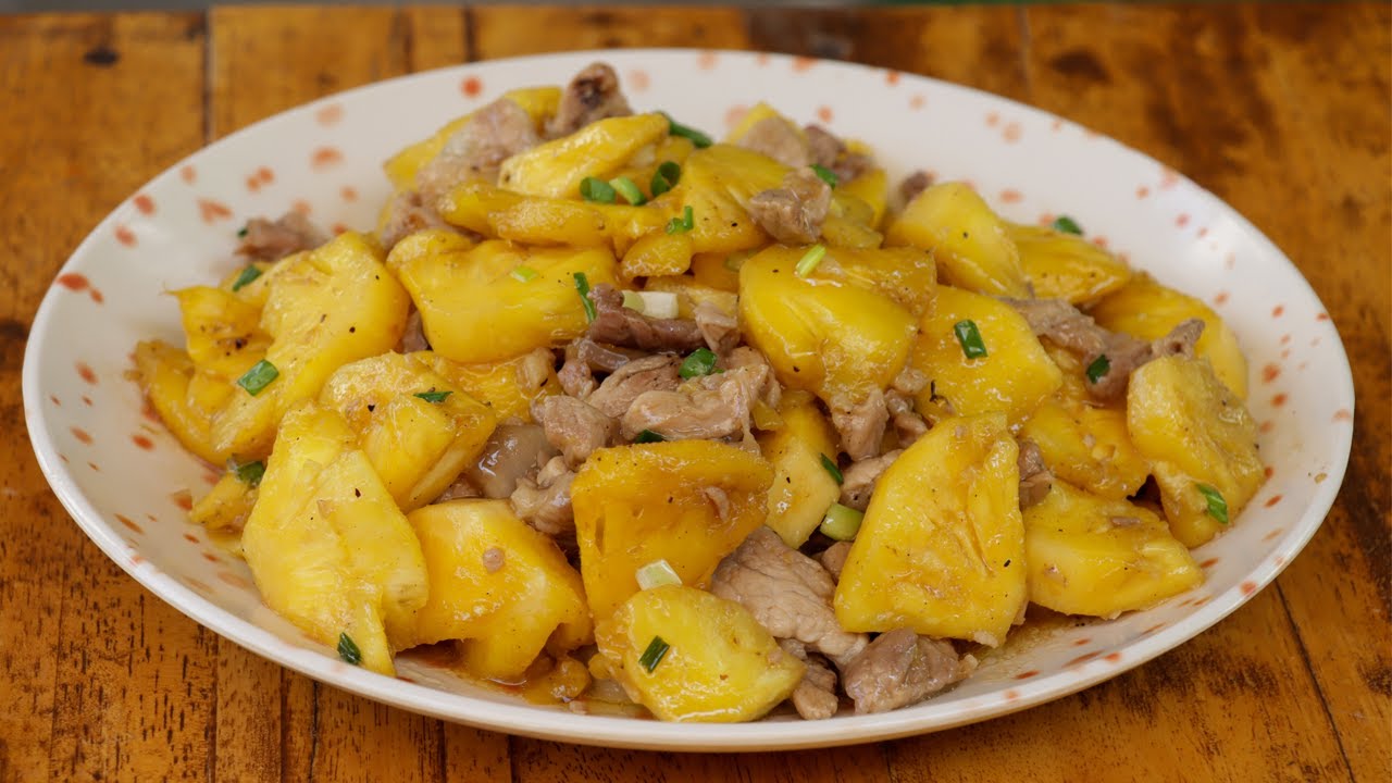 Sweet and Sour Pineapple Pork StirFry Recipe Bodian Life YouTube