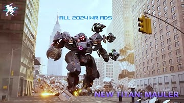 All War Robots Ads 2024 | HD Landscape Compilation
