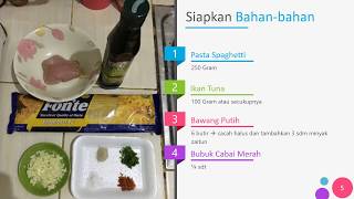 Resep Spaghetti Tuna Oglio e Olio