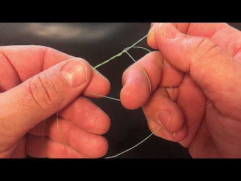 Этот Рыболовный узел вам поможет\ как привязать шнур на шпулю катушки.