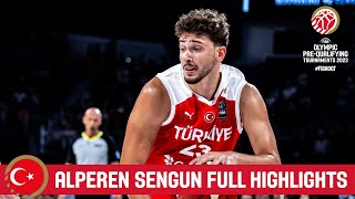 Alperen Sengun | Türkiye | Full Highlights from FIBA Olympic Pre-Qualifying Tournament 2023 Türkiye