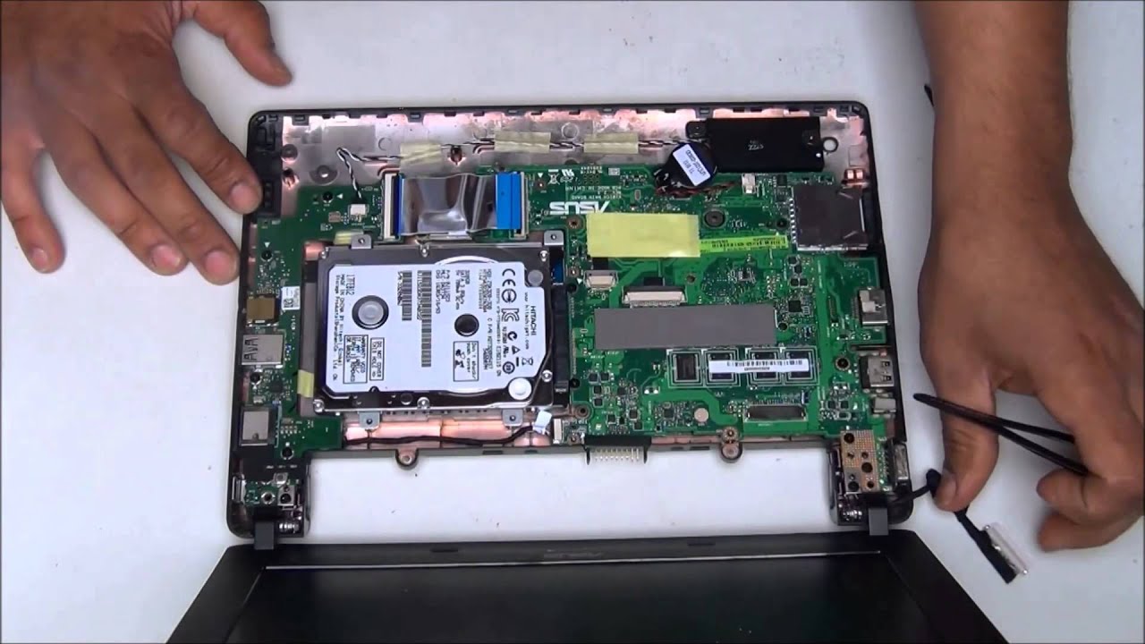 Asus X101ch R11cx Disassembly Guide How To Replace Hard Disk Motherboad Netbook Youtube
