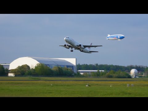 4K Planespotting Friedrichshafen Bodensee Airport | Corendon A320 & Avanti Air Dash 8-400