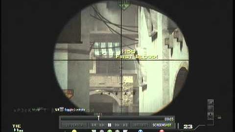 TRIPLE kill mw3 MSR