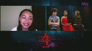 Stranger Things Cast Talks About Season 4, Scary Stuff, Character Development and More | HITZ Speaks
