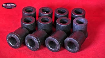 Solid Axle Hilux X Flex Rear Shackle Bush Kit - Snake Racing