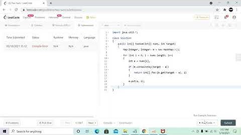 LeetCode Two Sum - Java