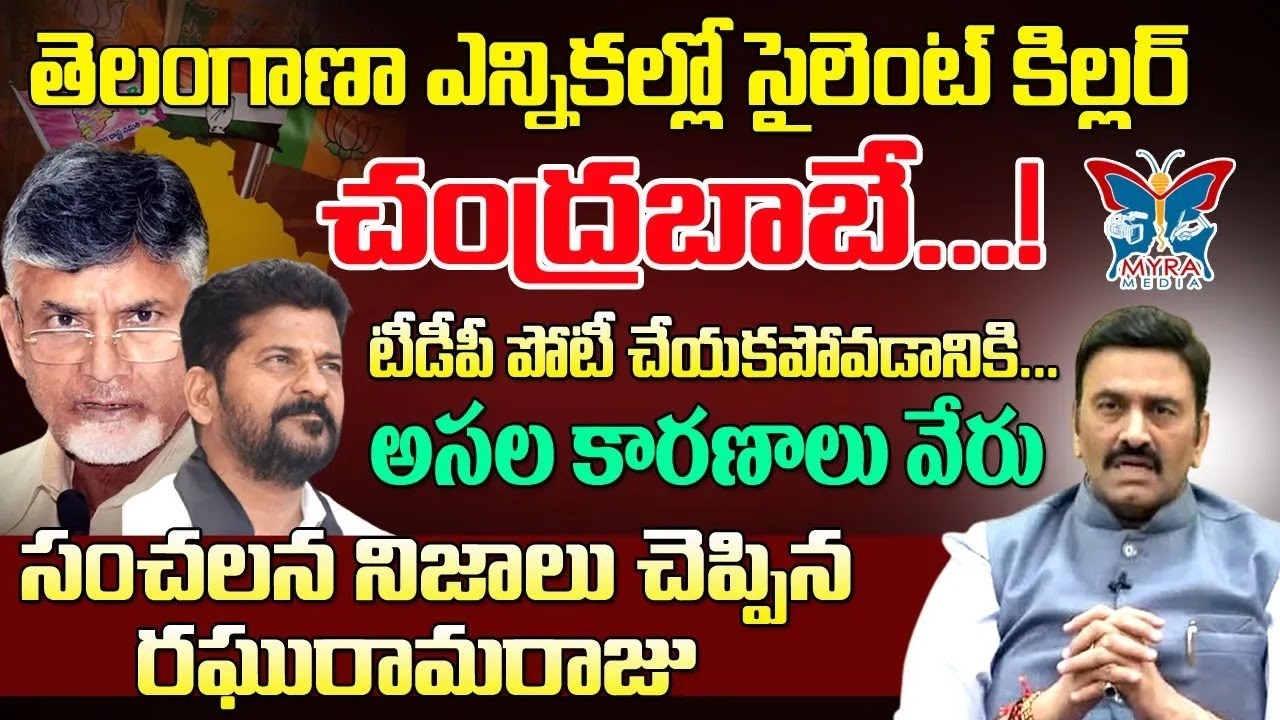 తెలంగాణాలో గెలిచేది ఆ పార్టీనే ? | MP Raghu Rama Raju Comments On ...