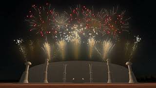 FWsim 3 - Mainstage Light & Fireworks Test for future displays screenshot 5