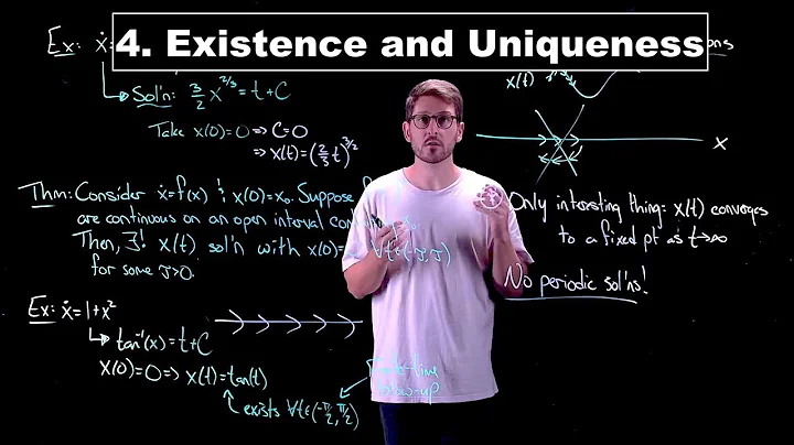 Existence and Uniqueness - Dynamical Systems | Lecture 4