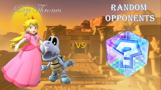 Mario Tennis Aces - Peach And Dry Bones Dry Thrones Vs Random Opponents