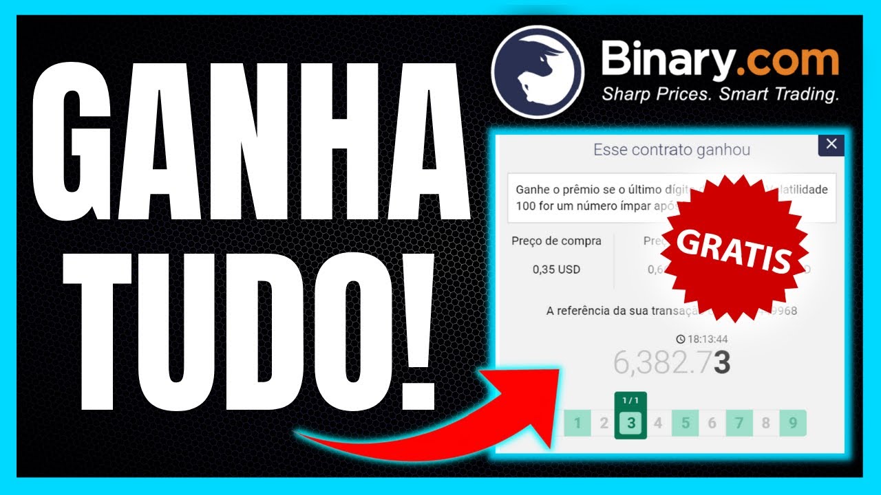 🟦 BINARY.COM: NOVA ESTRATÉGIA PAR E ÍMPAR PARA BANCA BAIXA