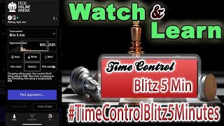 Time Control Blitz 5 Minutes | Checkmate in 5 Minutes | 5 Minutes Chess Game Strategy