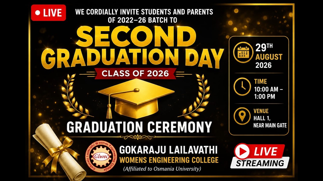 GLWEC Graduation Day on 29th August 2026
