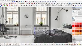 SketchUp. Моделирование. Радиатор SketchUp. Моделирование. Радиатор