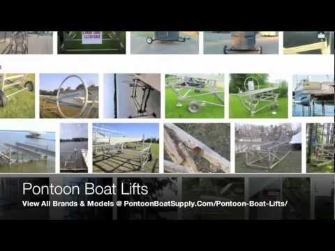 pontoon boat lifts and lift kits with canopy and cover