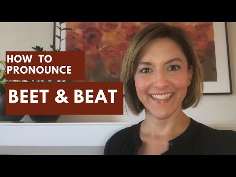 How to Pronounce BEAT & BEET - English Pronunciation Lesson