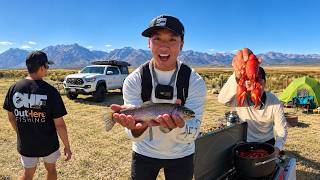 2 Days Camping for Trout & Crawfish! (Catch and Cook)