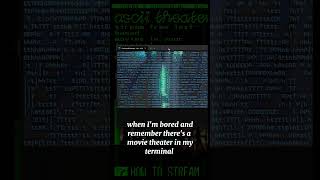 ascii theater in your terminal