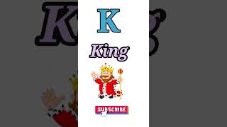 K Letter Words | Letter K | K Letter | Alphabet