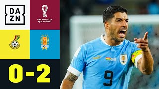 De Arrascaeta-Doppelpack reicht nicht! Uruguay fehlt ein Tor: Ghana - Uruguay 0:2 | WM 2022 | DAZN