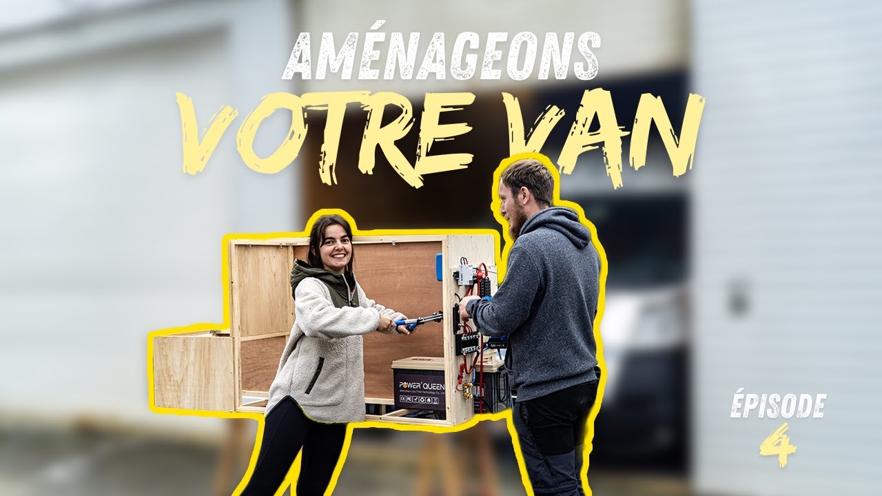 Ep 4. Électricité en van : panneau solaire, batterie, on installe tout dans leur fourgon