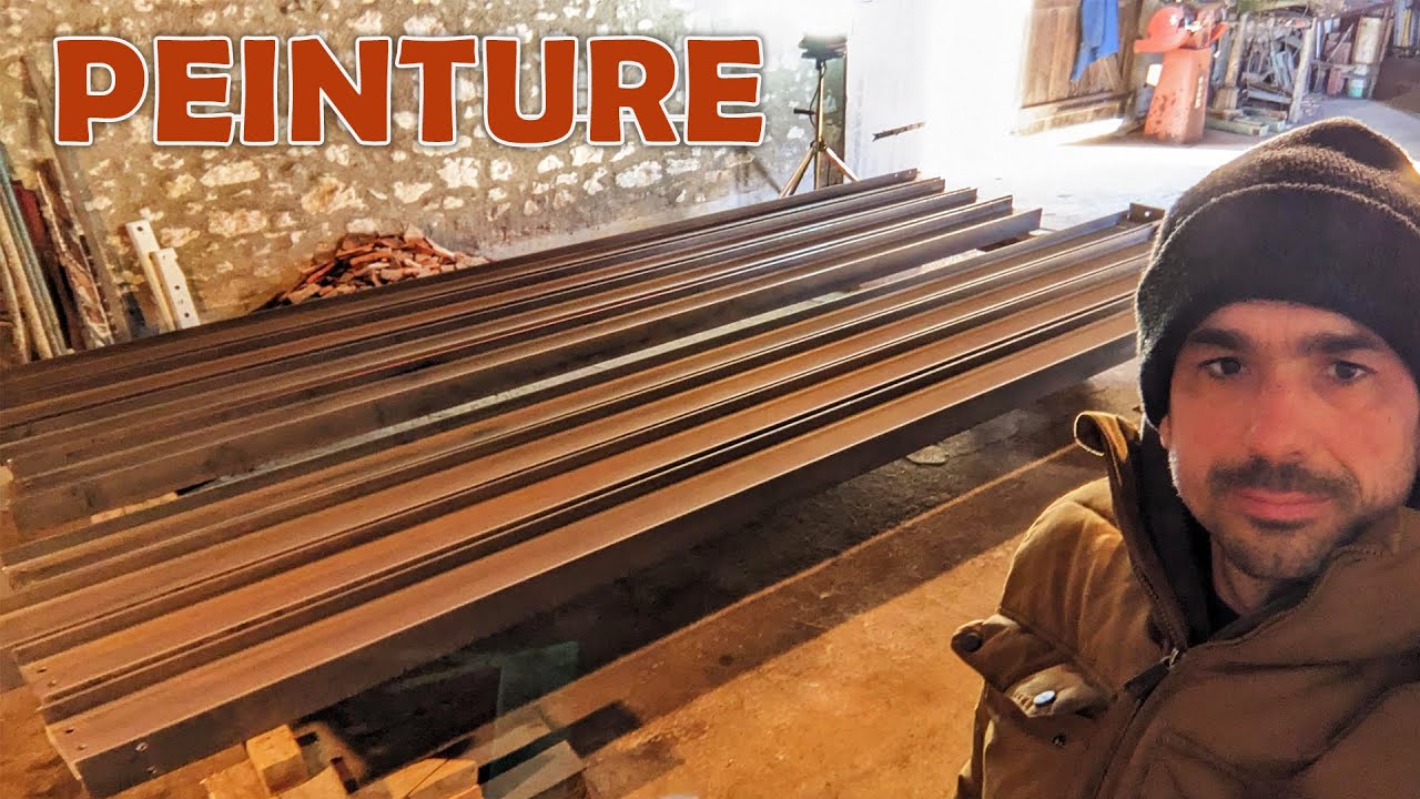 La peinture de la structure métallique du hangar - 2023