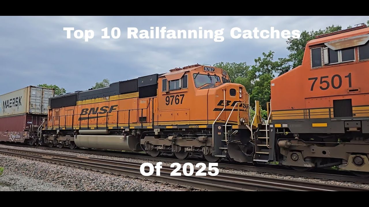 Top 10 Railfanning Catches of 2025