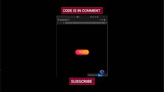 🔥 Amazing Animated Button using HTML &amp; CSS | Web Design Shorts #coding