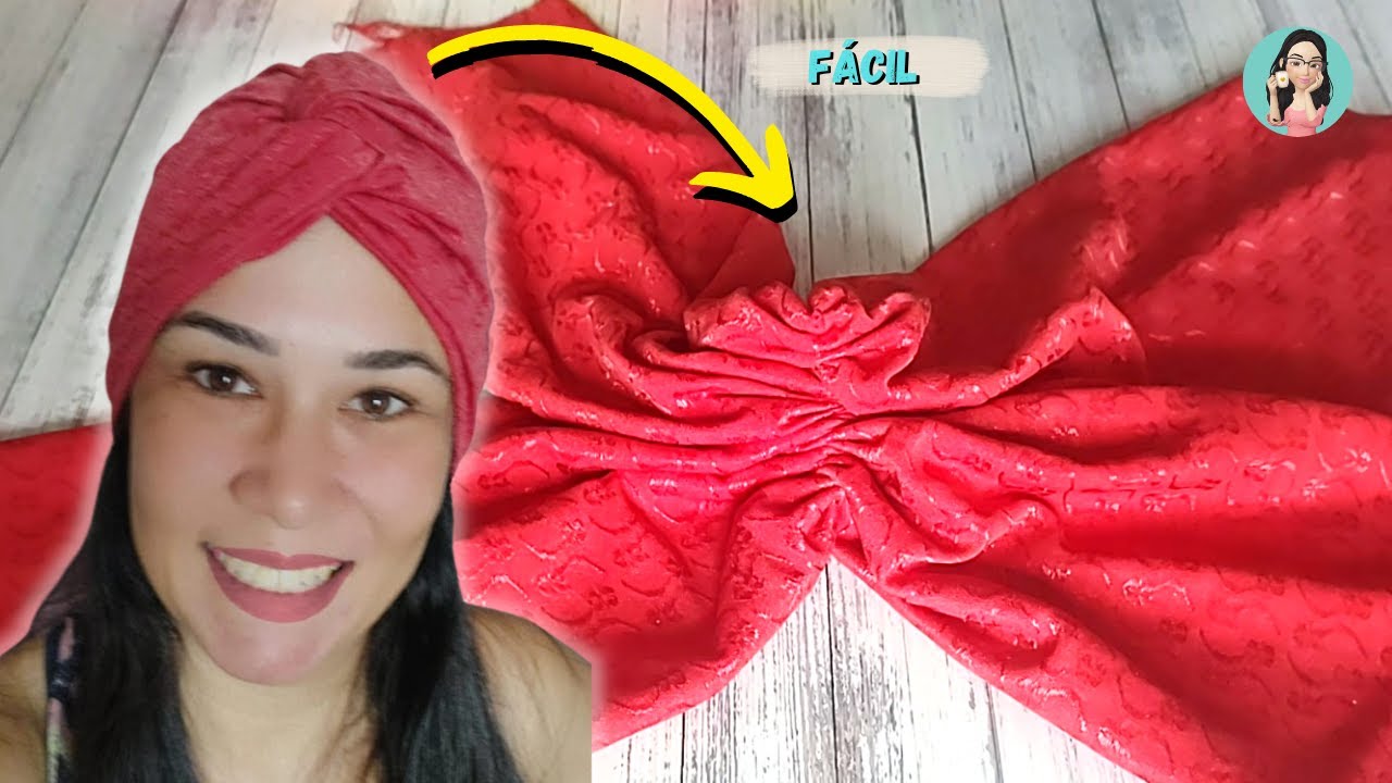 [FÁCIL] Como Fazer Touca Turbante Passo a Passo Molde