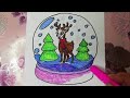 Drawing a Winter&#39;s Tale || How to draw winter || #Shorts
