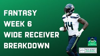 Fantasy Football Week 6 WR Rankings DK Metcalf Rises Tyler Boyd Falls Stream Adam Humphries