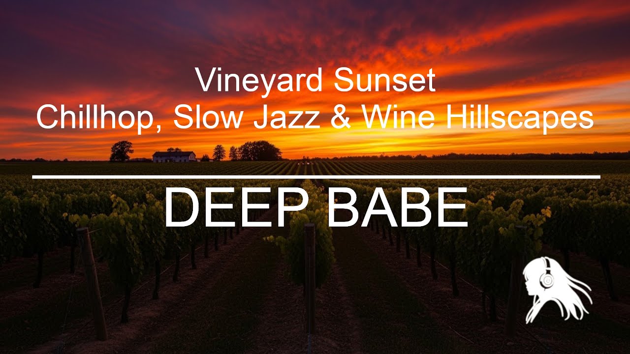 🍷 Vineyard Sunset: Chillhop, Smooth Jazz & Wine Hillscapes 