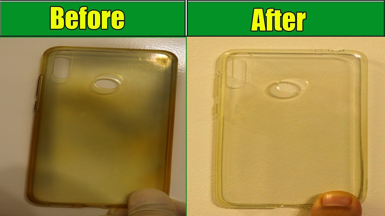 How to Clean Yellowness ofTransparent Mobile Cover Clean Silicon Cover