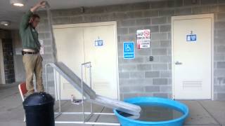 Experiment 1 - Trial 3 - 8 Foot Column Collapse