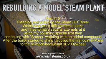 REBUILDING A MODEL STEAM PLANT - PART #15