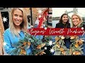 VLOGMAS 2019- Day 7- Wreath Making + London Food Markets