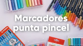 Marcadores PUNTA PINCEL | Los mejores para empezar, mis favoritos y MÁS!