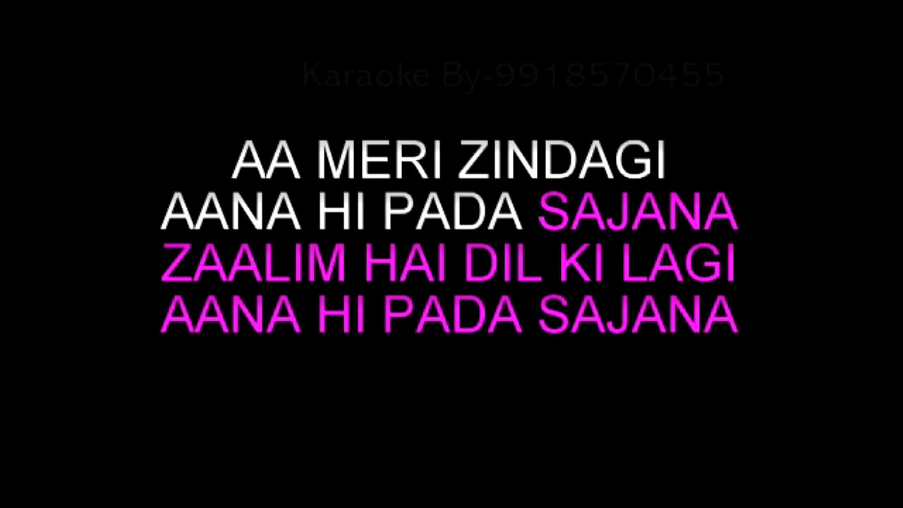 Bin Tere Sanam Lyrics In Hindi Bin Tere Sanam Karaoke Udit Narayan, Kavita Krishnamurthy - YouTube