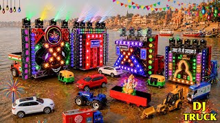 Mini Dj Truck Loding | Full Compilation | Murti Visarjan | Mini Dj Truck Decoration Light