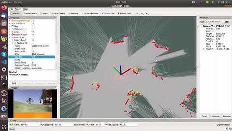 Simulated robot+LiDAR (16 channels), localization, point-to-point navigation with obstacle avoidance
